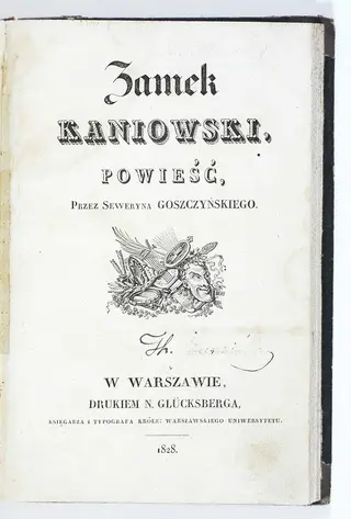 Канівський замок — Северин Гощинський